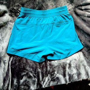 Lululemon High Rise Teal Shorts